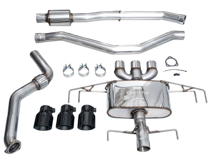 AWE Touring Edition Exhaust for DE5 Integra Type-S - Triple Diamond Black Tips image 19