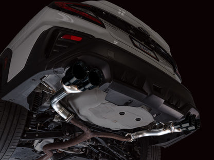 AWE Track Edition Axleback Exhaust for VB Subaru WRX - Diamond Black Tips image 6