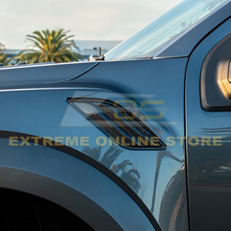 2017-20 Ford F-150 Raptor Carbon Fiber Side Fender Vents image 6