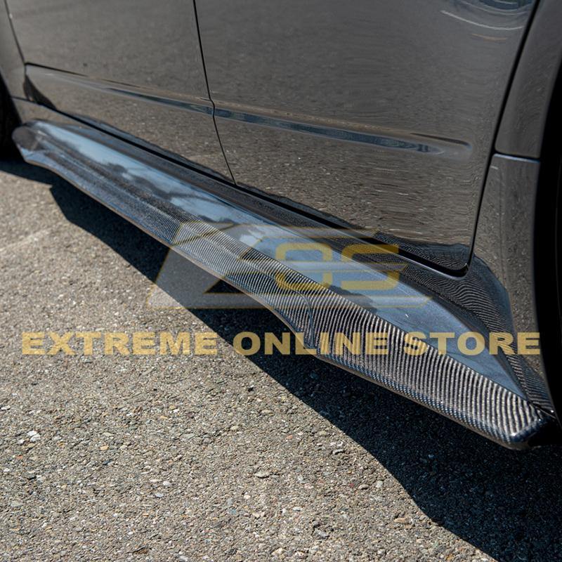 2009-15 Cadillac CTS-V Sedan / Wagon Carbon Fiber Side Skirts image 10