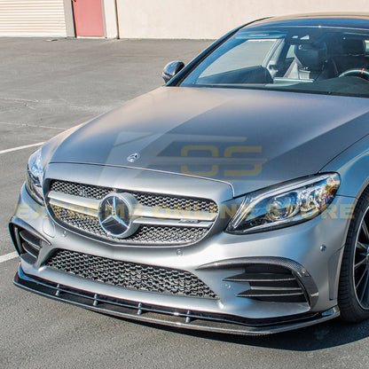 2019-Up Mercedes-Benz C-Class Carbon Fiber Front Air Vent Cover image 7