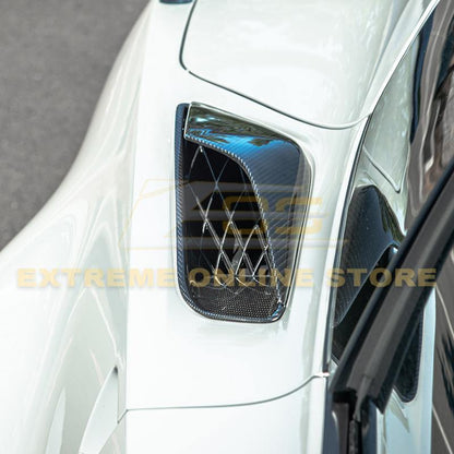 Corvette C7 DRY CARBON FIBER Rear Quarter Intake Vents image 3