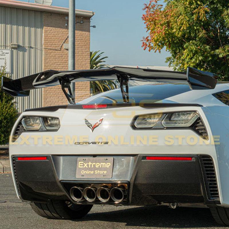 Corvette C7 DRY CARBON FIBER Rear Bumper Diffuser image 6