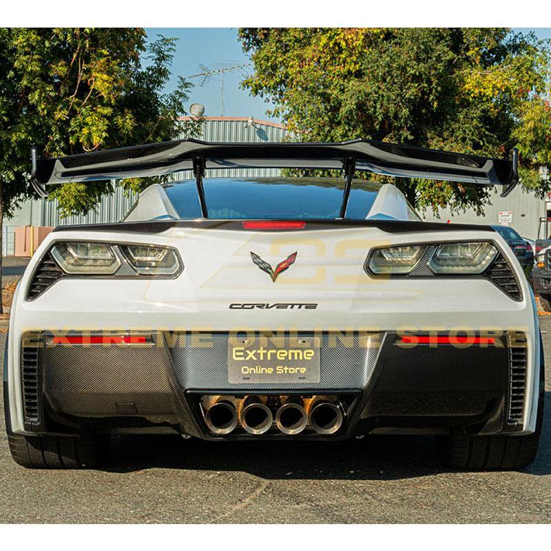 Corvette C7 DRY CARBON FIBER Rear Bumper Diffuser image 7