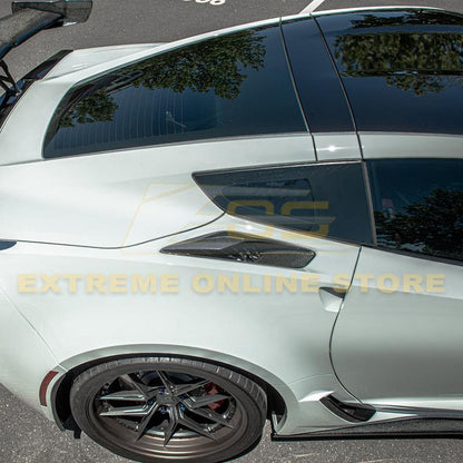 Corvette C7 DRY CARBON FIBER Rear Quarter Intake Vents image 7
