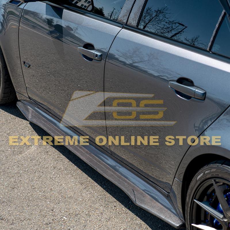 2009-15 Cadillac CTS-V Sedan / Wagon Carbon Fiber Side Skirts image 5