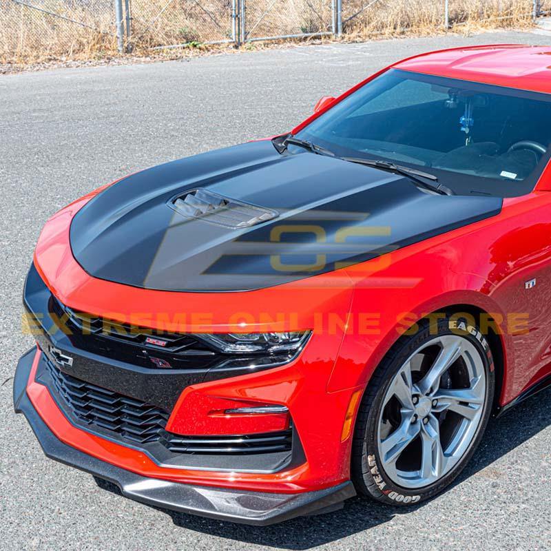 2019-24 Chevrolet Camaro Factory Style Dry Carbon Fiber Hood Vent image 9