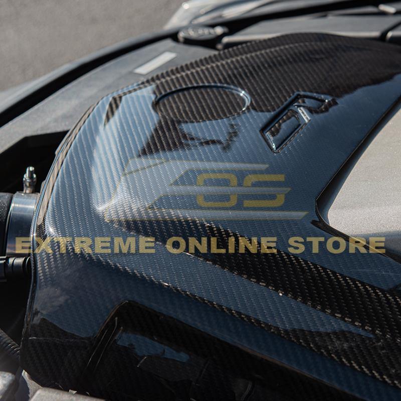 2009-15 Cadillac CTS-V Dry Carbon Fiber Front Engine Cover image 7