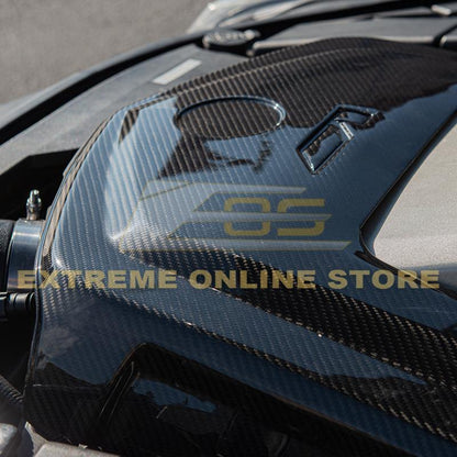 2009-15 Cadillac CTS-V Dry Carbon Fiber Front Engine Cover image 7