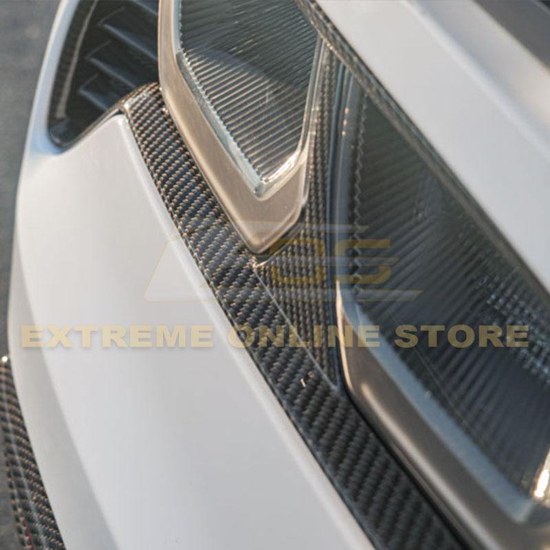 Corvette C7 DRY CARBON FIBER Rear Tail Light Bezels image 2