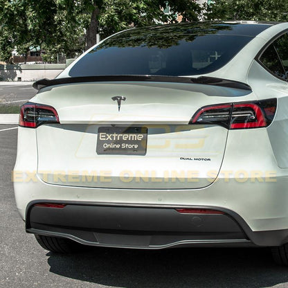 2020-24 Tesla Model Y Carbon Fiber Rear Trunk Spoiler image 12