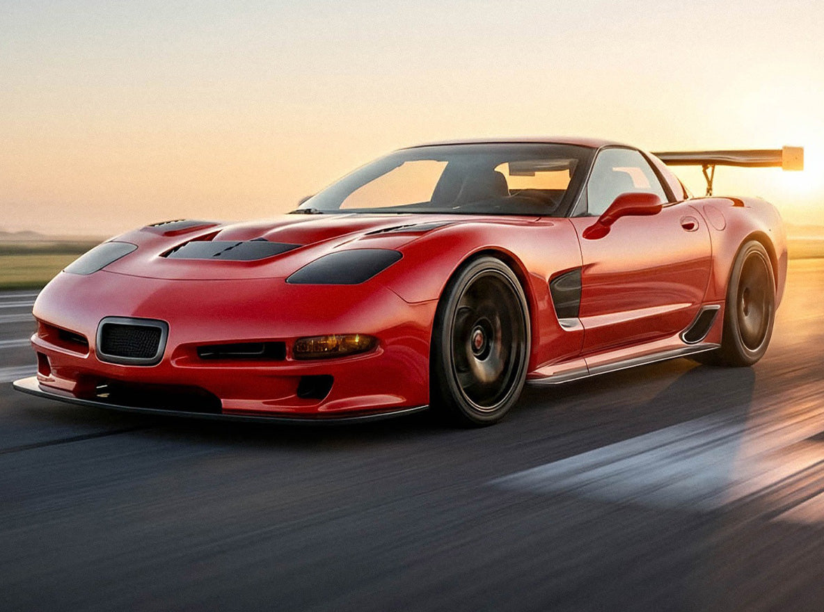 Front Cooling Duct | Corvette C5 (1997-2004) | Carbon Fiber Radiator Airflow Upgrade image 4