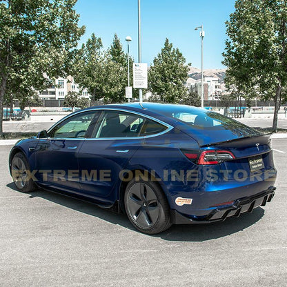 2017-23 Tesla Model 3 Rear Bumper Diffuser image 6