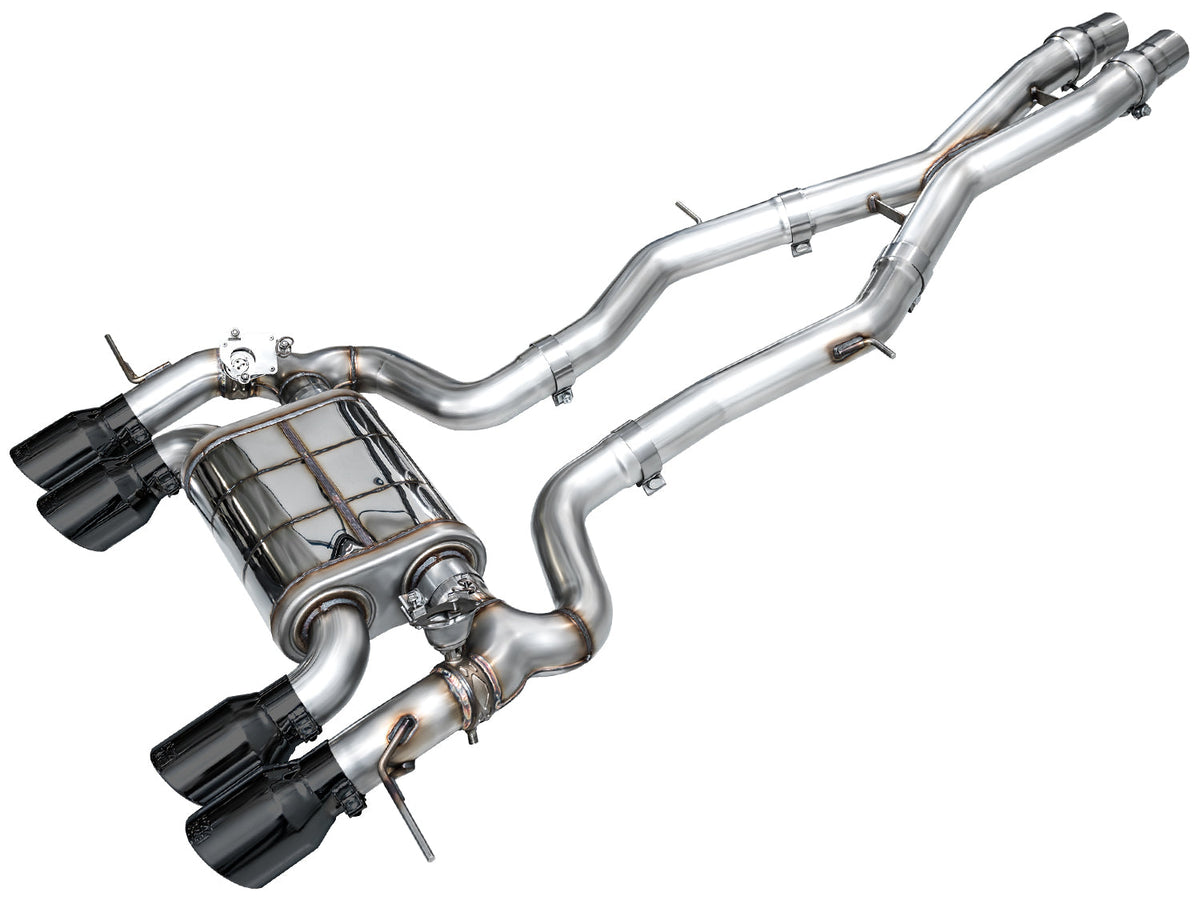 AWE SwitchPath™ Exhaust for BMW G87 M2 - Diamond Black Tips image 1