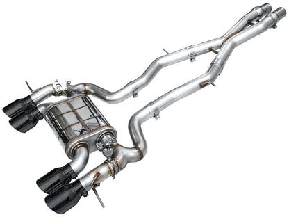 AWE SwitchPath™ Exhaust for BMW G87 M2 - Diamond Black Tips image 1