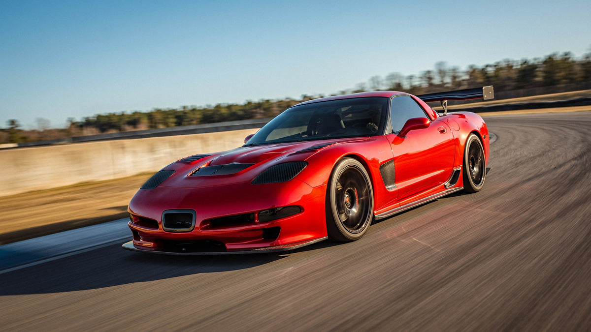 Racing Hood | Corvette C5 (1997-2004) | C5R Style Lightweight Vented Design image 5