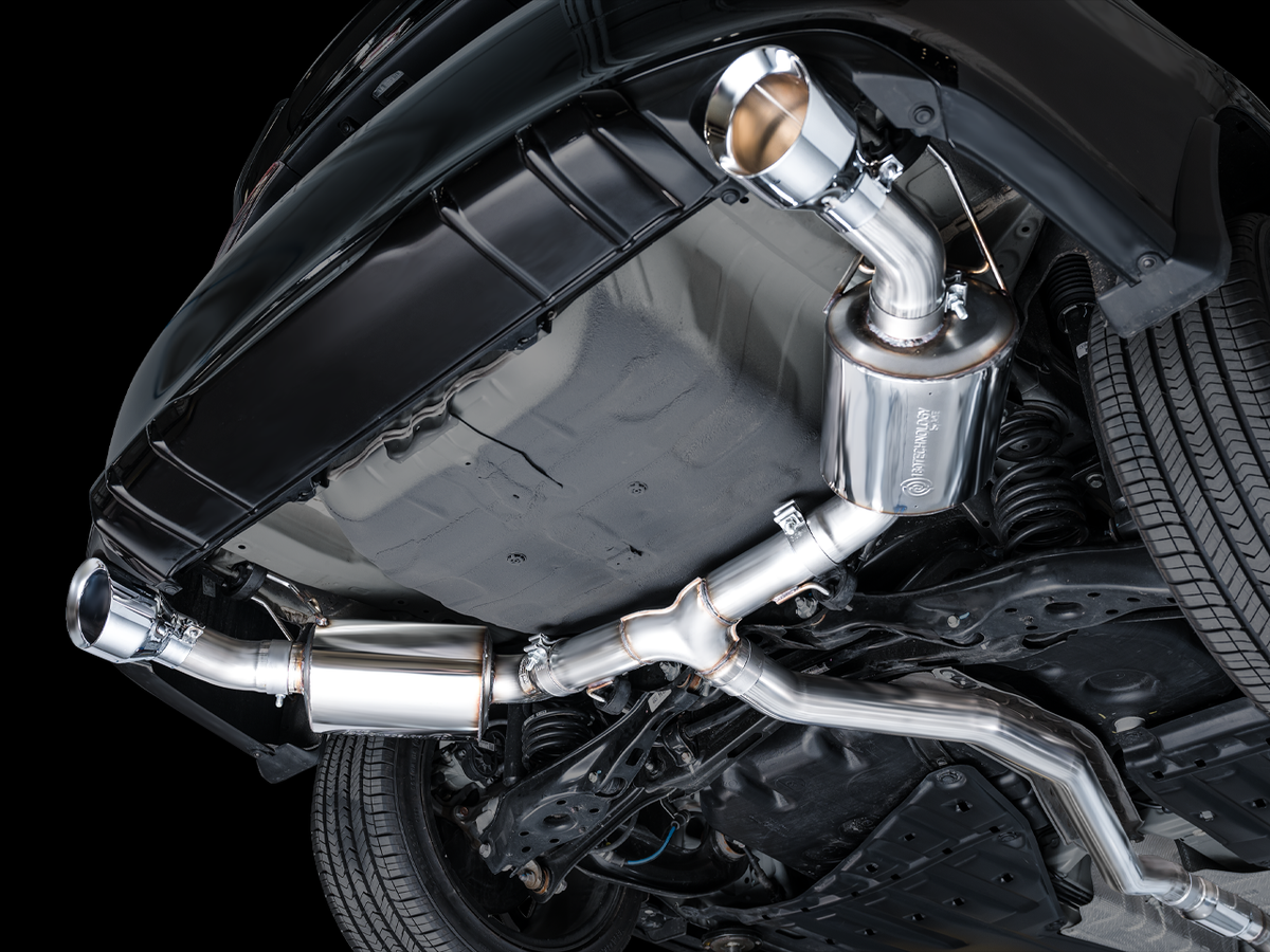 AWE Touring Edition Exhaust for FE1 Civic Si/DE4 Acura Integra - Chrome Silver Tips image 4