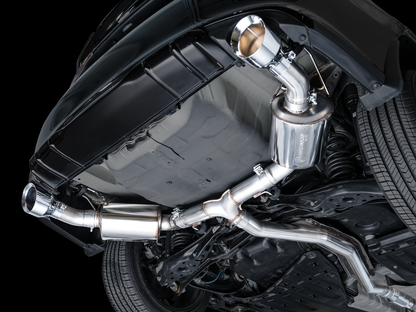AWE Touring Edition Exhaust for FE1 Civic Si/DE4 Acura Integra - Chrome Silver Tips image 4