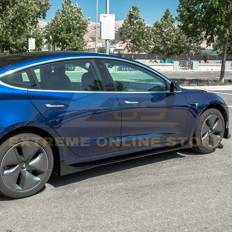 2017-23 Tesla Model 3 Performance Side Skirts image 7