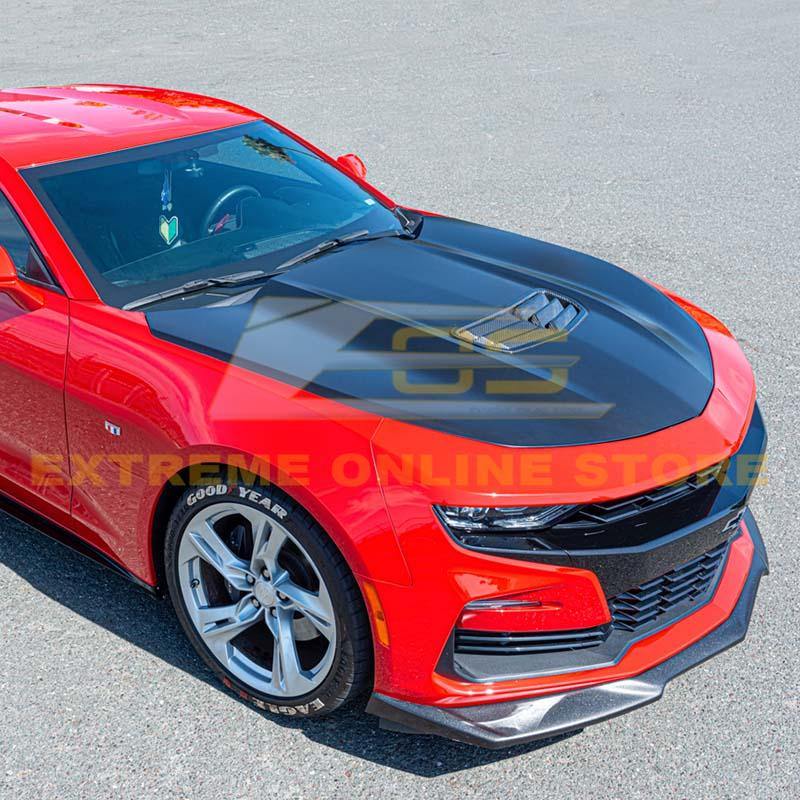 2019-24 Chevrolet Camaro Factory Style Dry Carbon Fiber Hood Vent image 10
