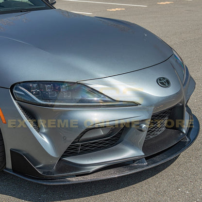 2020-Up Toyota Supra A90 Front Splitter & Side Skirts image 9