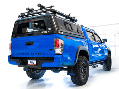 AWE 0FG Exhaust with BashGuard for 3rd Gen Tacoma - No Tips image 4