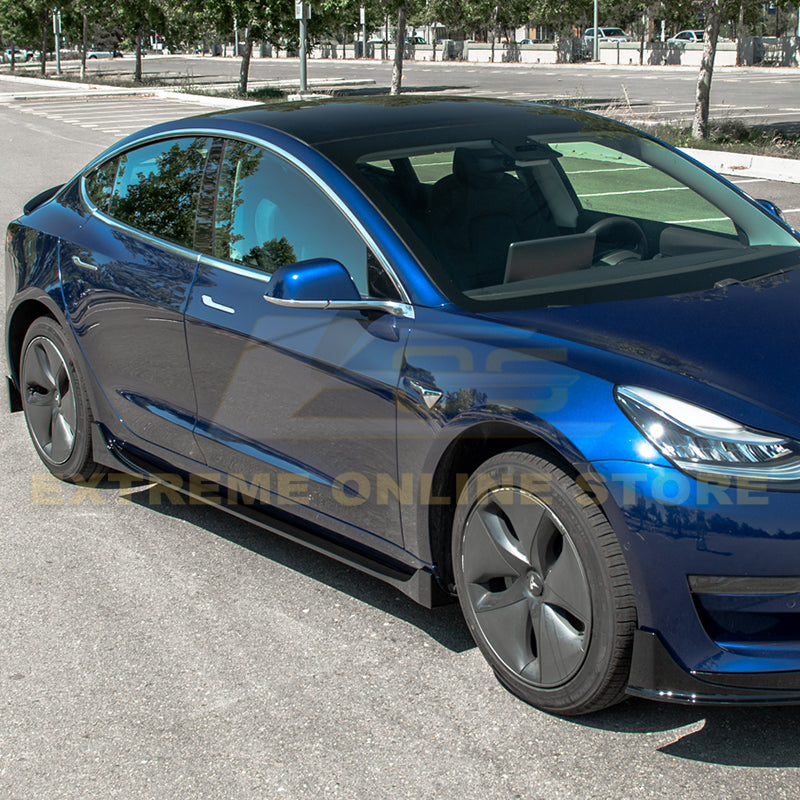 2017-23 Tesla Model 3 Performance Side Skirts image 5