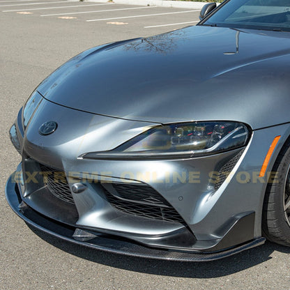 2020-Up Toyota Supra A90 Front Splitter & Side Skirts image 5
