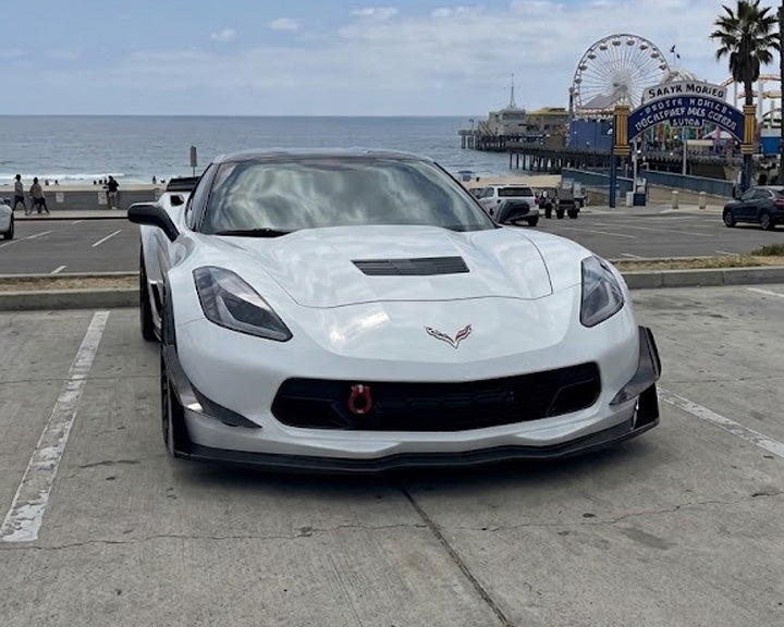 Corvette C7 Bumper Canards for Stingray Grand Sport and Z06 image 2