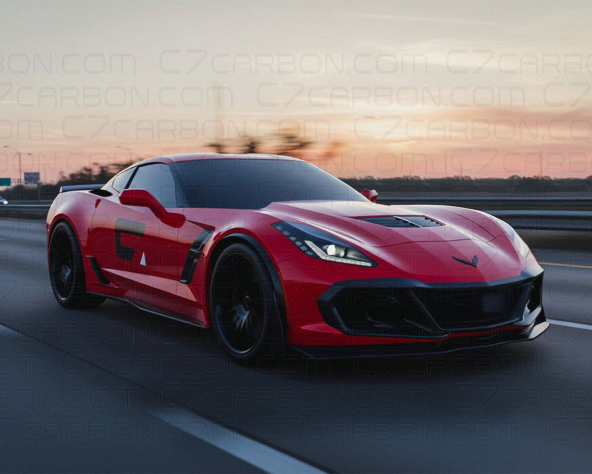 Front Bumper Air Cooling Duct | Corvette C7 (2014-2019) | Performance Cooling Upgrade image 2