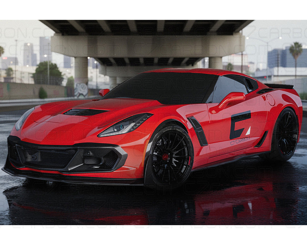 Front Bumper Air Cooling Duct | Corvette C7 (2014-2019) | Performance Cooling Upgrade image 3