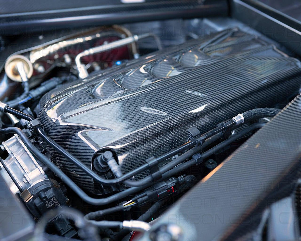 C7 Carbon Corvette C8 LT2 carbon fiber engine cover