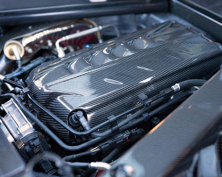 C7 Carbon Corvette C8 LT2 carbon fiber engine cover
