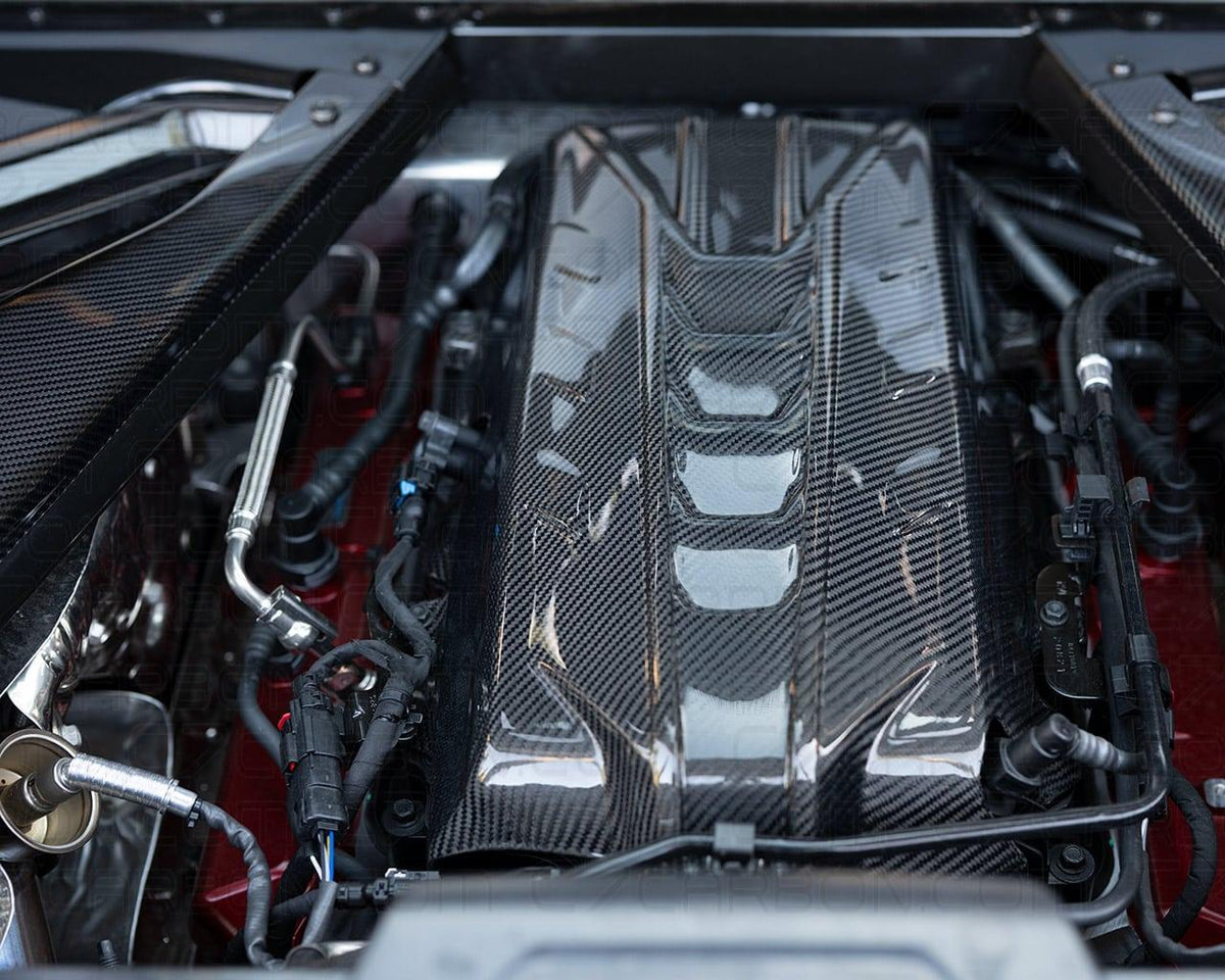 Corvette C8 | Carbon Fiber Engine Cover for LT2 Engine