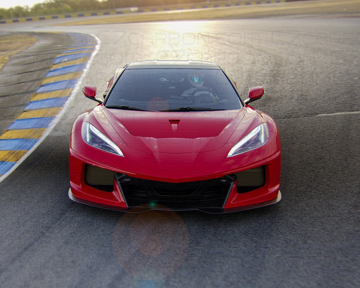 C7 Carbon Corvette C8 C8R style wide body kit