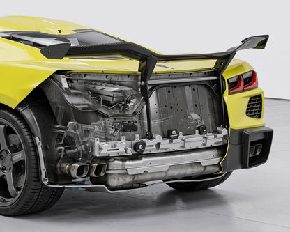 Corvette C8 Rear Wing Chassis Mount Kit | Stingray, Z06, Grand Sport, E-Ray & ZR1 (2020+) image 1