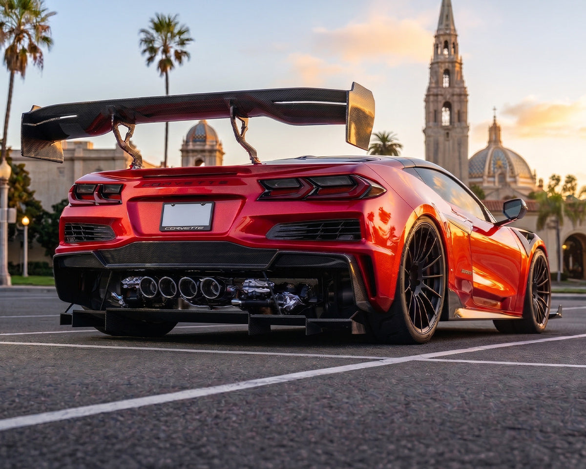 Corvette C8 Apex GT3 100% Pre-Preg Carbon Fiber Rear Diffuser (Fits All Models) image 4