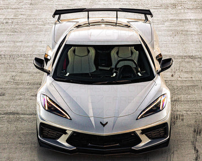2020+ Corvette C8 OEM-Style Carbon Fiber High Wing Spoiler image 2