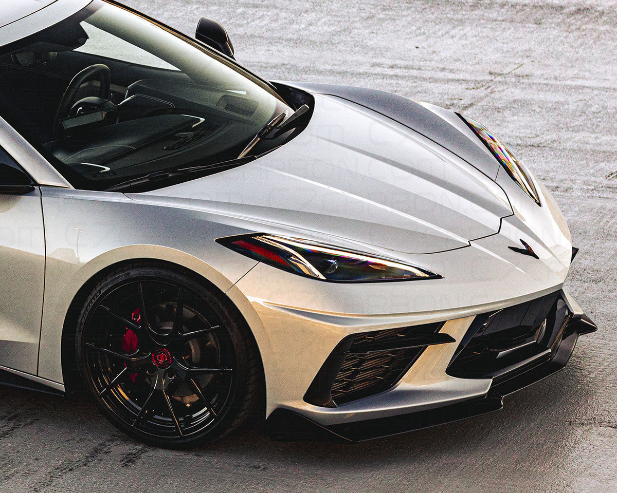 C8 Corvette 5VM Style Front Splitter Lip image 2
