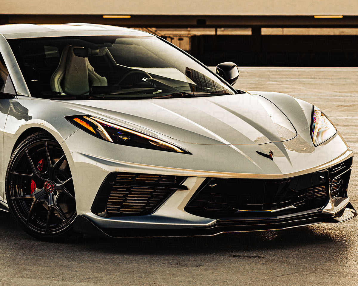 C8 Corvette 5VM Style Front Splitter Lip image 1