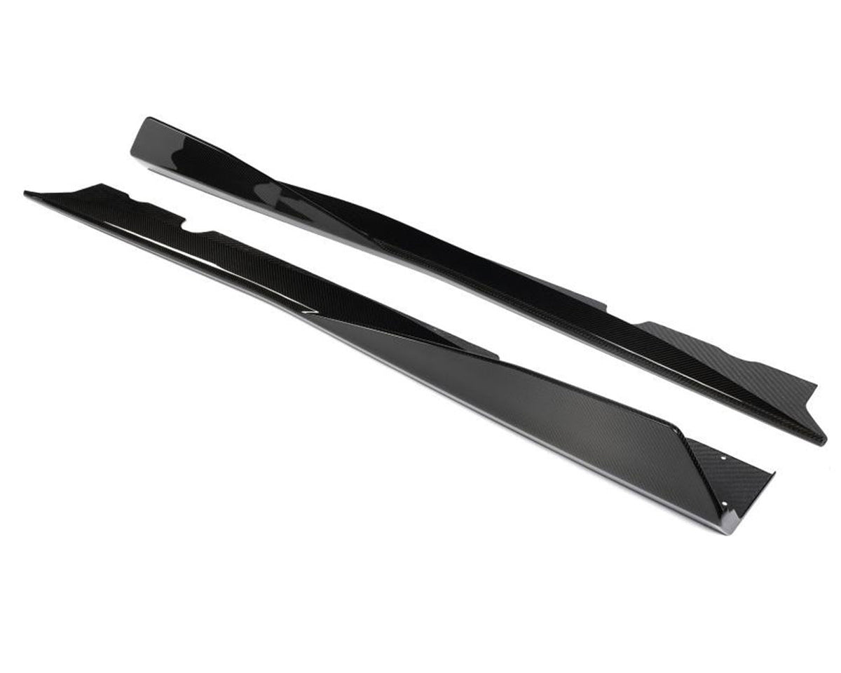 2020+ Corvette C8 5VM-Style Carbon Fiber Side Skirts with Underbody Extensions image 7