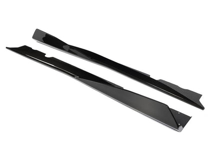 2020+ Corvette C8 5VM-Style Carbon Fiber Side Skirts with Underbody Extensions image 7