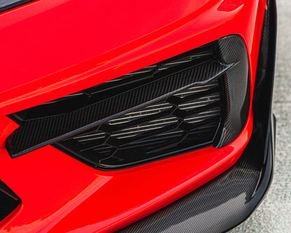 Corvette C8 | Carbon Fiber Bumper Grille Bezels image 1