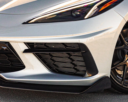 Corvette C8 | Carbon Fiber Bumper Grille Bezels image 2