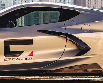 Corvette C8 | Rear Side Scoop Trim | Carbon Fiber image 4