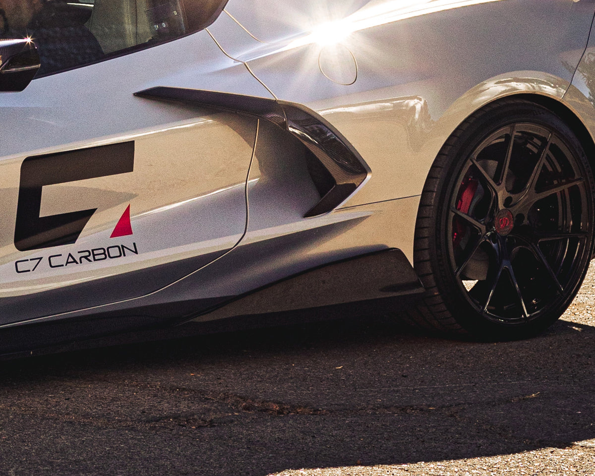Corvette C8 | Rear Side Scoop Trim | Carbon Fiber image 6