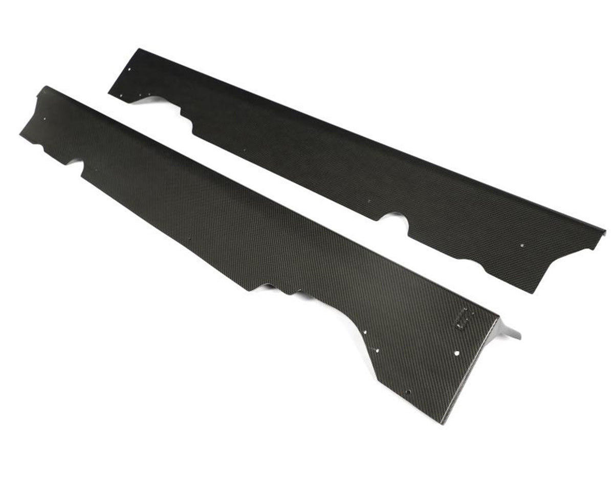 2020+ Corvette C8 Legacy Edition Carbon Fiber Low-Drag Side Skirts with Extended Undertray image 7