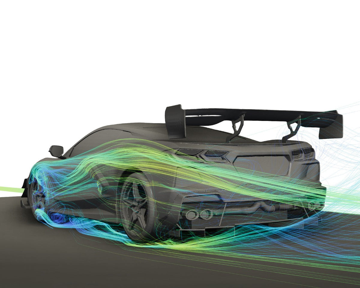 2020+ Corvette C8 Legacy Edition Carbon Fiber Low-Drag Side Skirts with Extended Undertray image 10