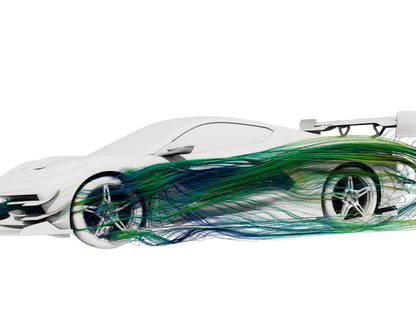 2020+ Corvette C8 Legacy Edition Carbon Fiber Low-Drag Side Skirts with Extended Undertray image 9