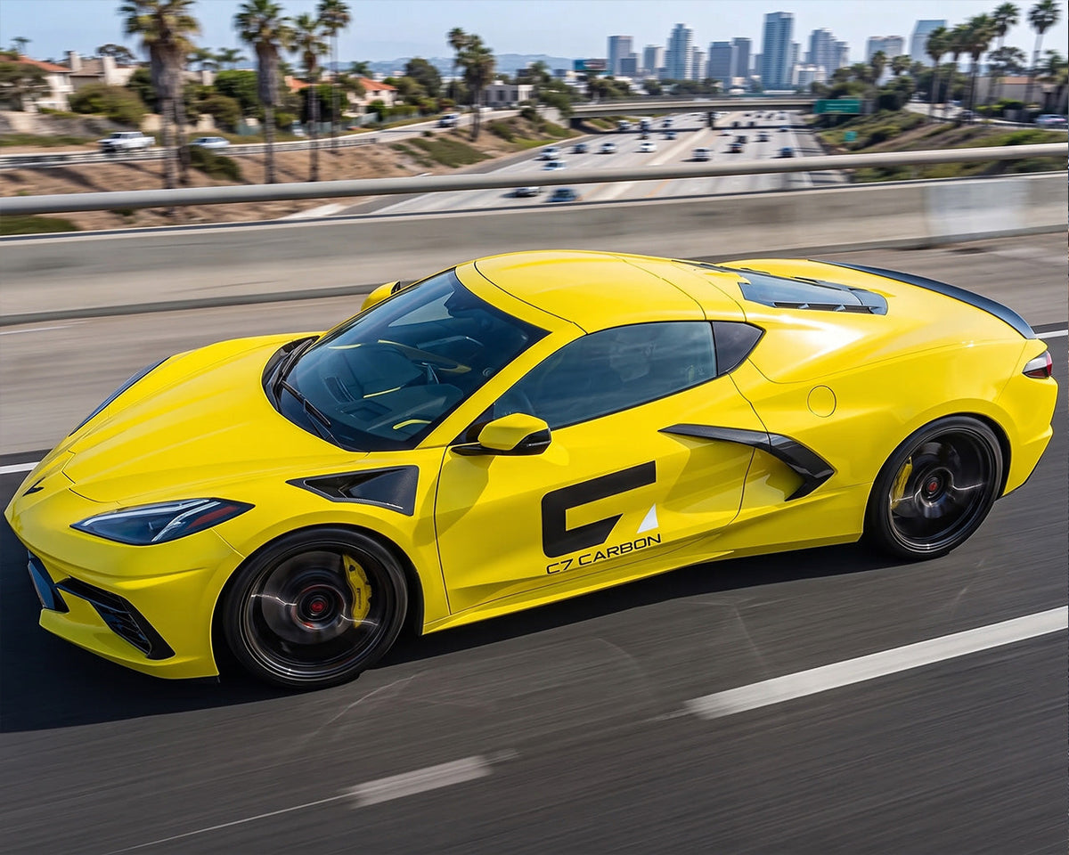 2020+ Corvette C8 Low-Profile Carbon Fiber Rear Spoiler image 5